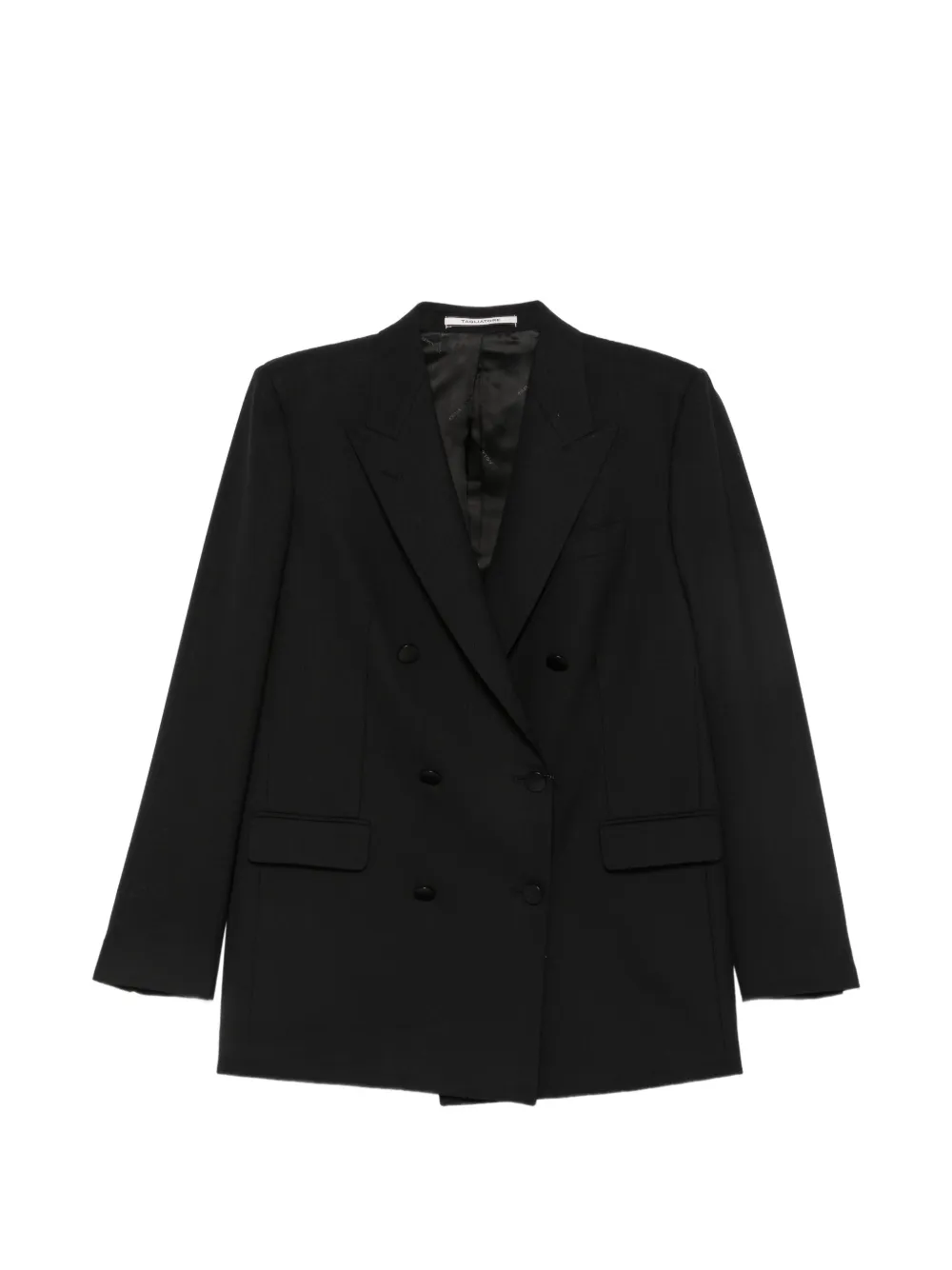 Tagliatore Jasmine double-breasted peaked-lapel suit - Nero
