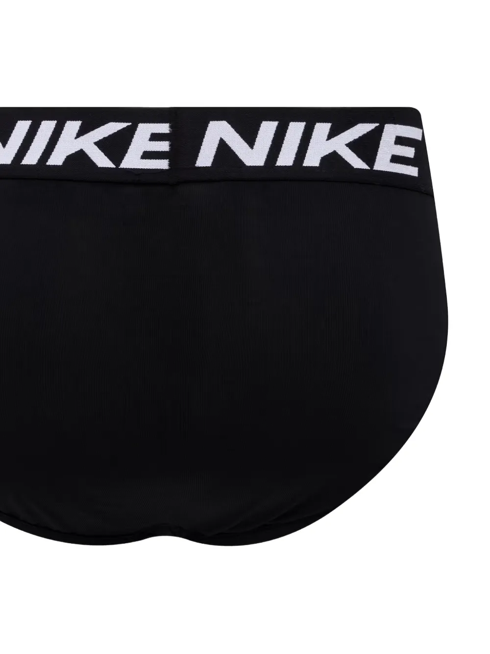 Nike Vijf slips met logo-tailleband Zwart