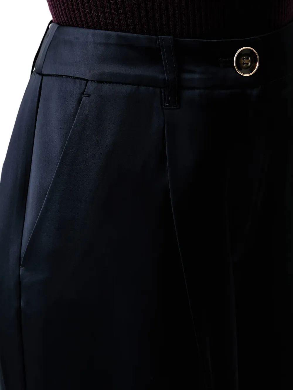 GUESS USA Broek met wijde pijpen Blauw