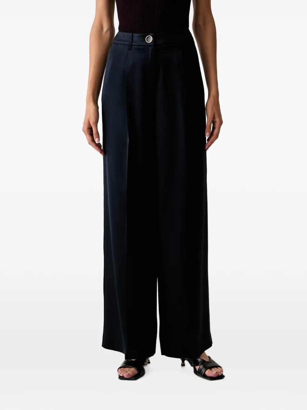 GUESS USA Broek met wijde pijpen Blauw