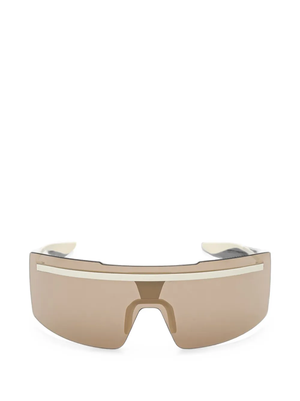 Nike shield-frame sunglasses - Marrone
