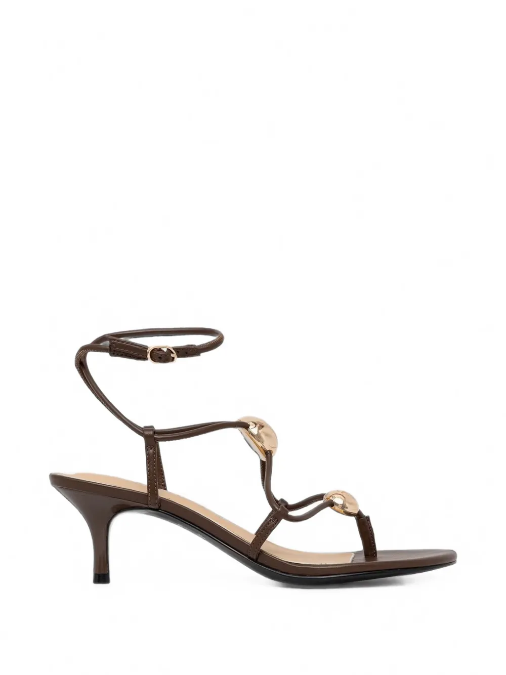 GUESS USA Aysee Zehenstegsandalen mit Logo-Verzierung - Braun