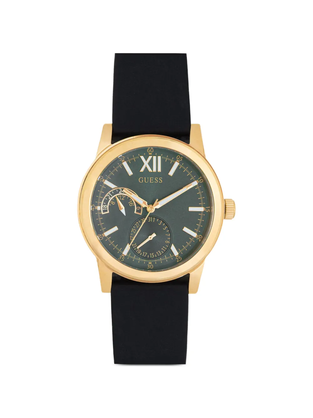 GUESS USA Multi-dial Roman Numeral 42mm watch - Grün