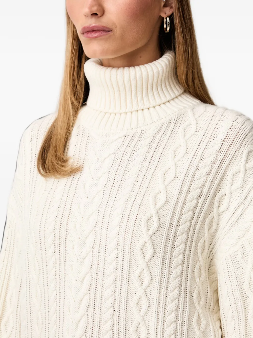 GUESS USA x North Sails kabelgebreide coltrui Beige