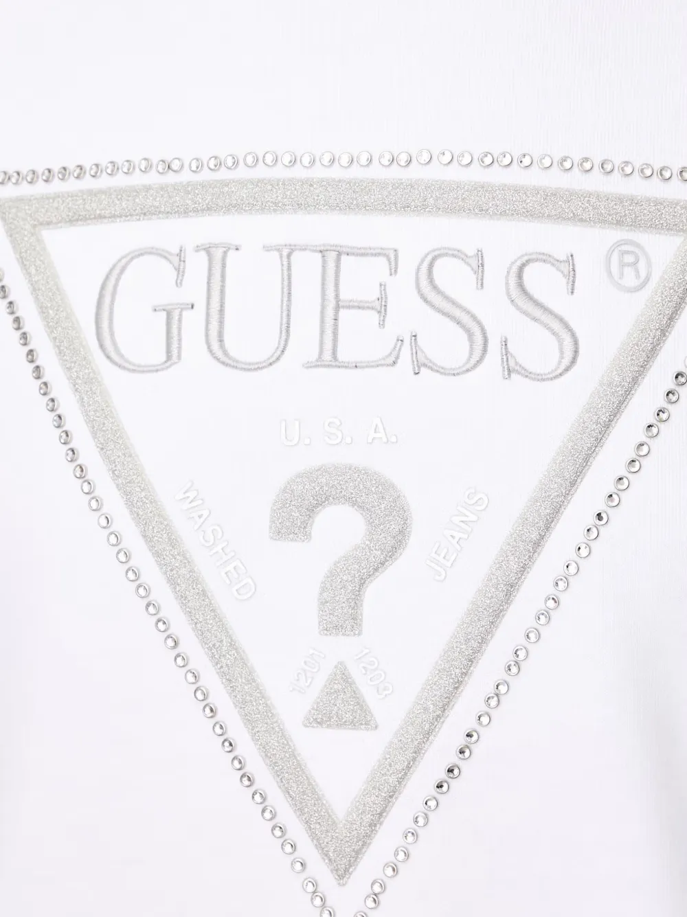 GUESS USA Sweater met logo Wit