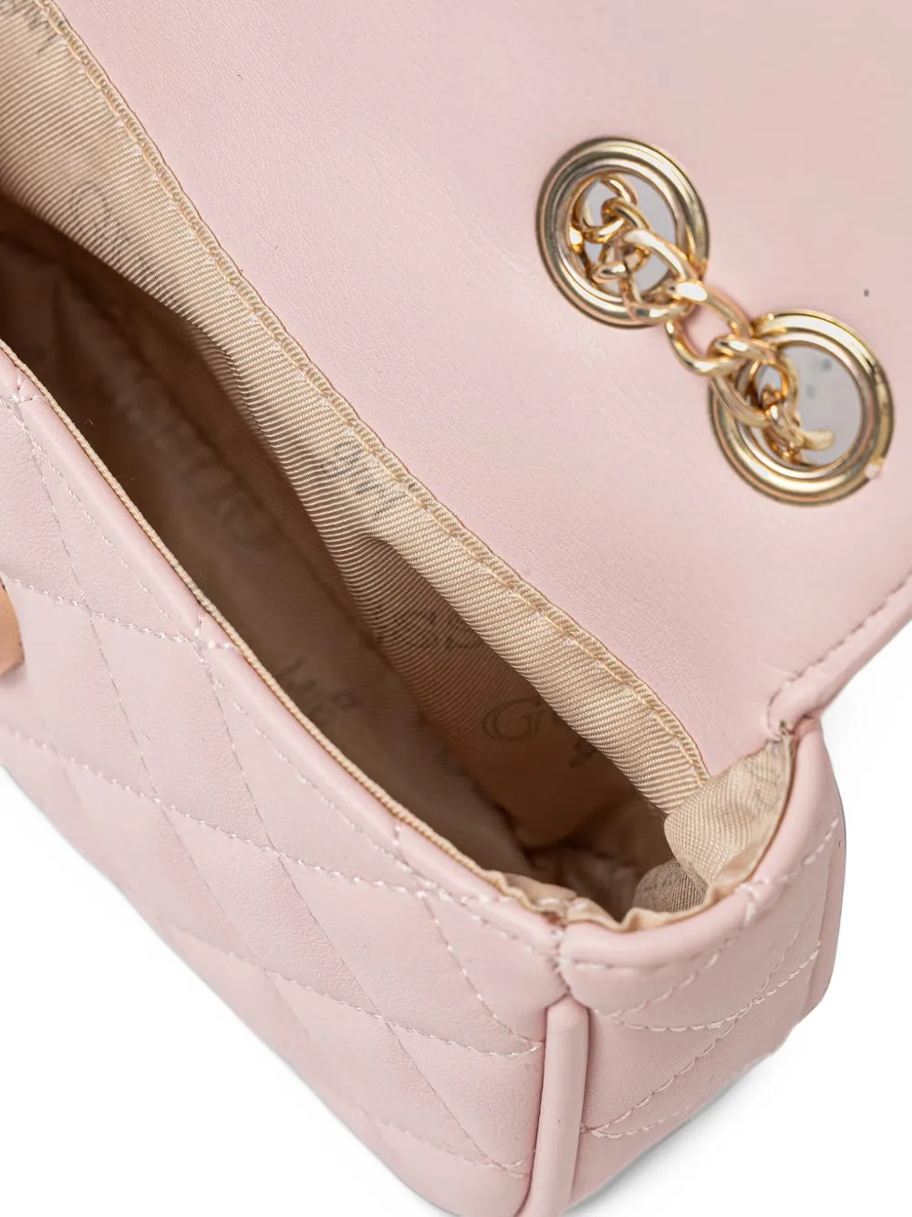 guess kids quilted shoulder bag Roze