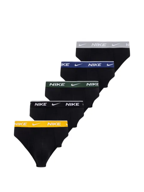 Nike logo-waistband briefs (set of five) 