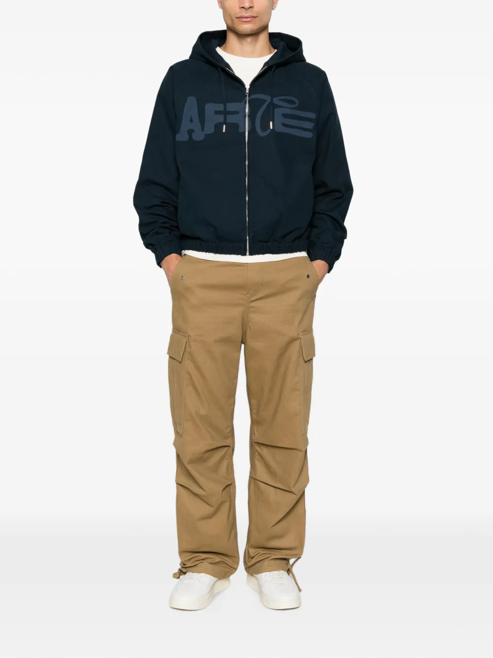 Arte Antwerp Jack met logoprint Blauw