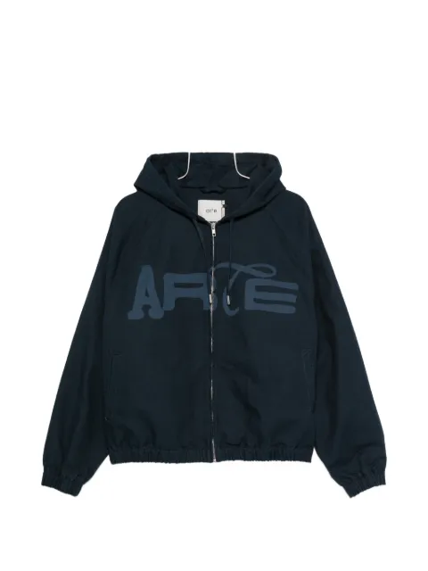 Arte Antwerp logo-print hooded jacket