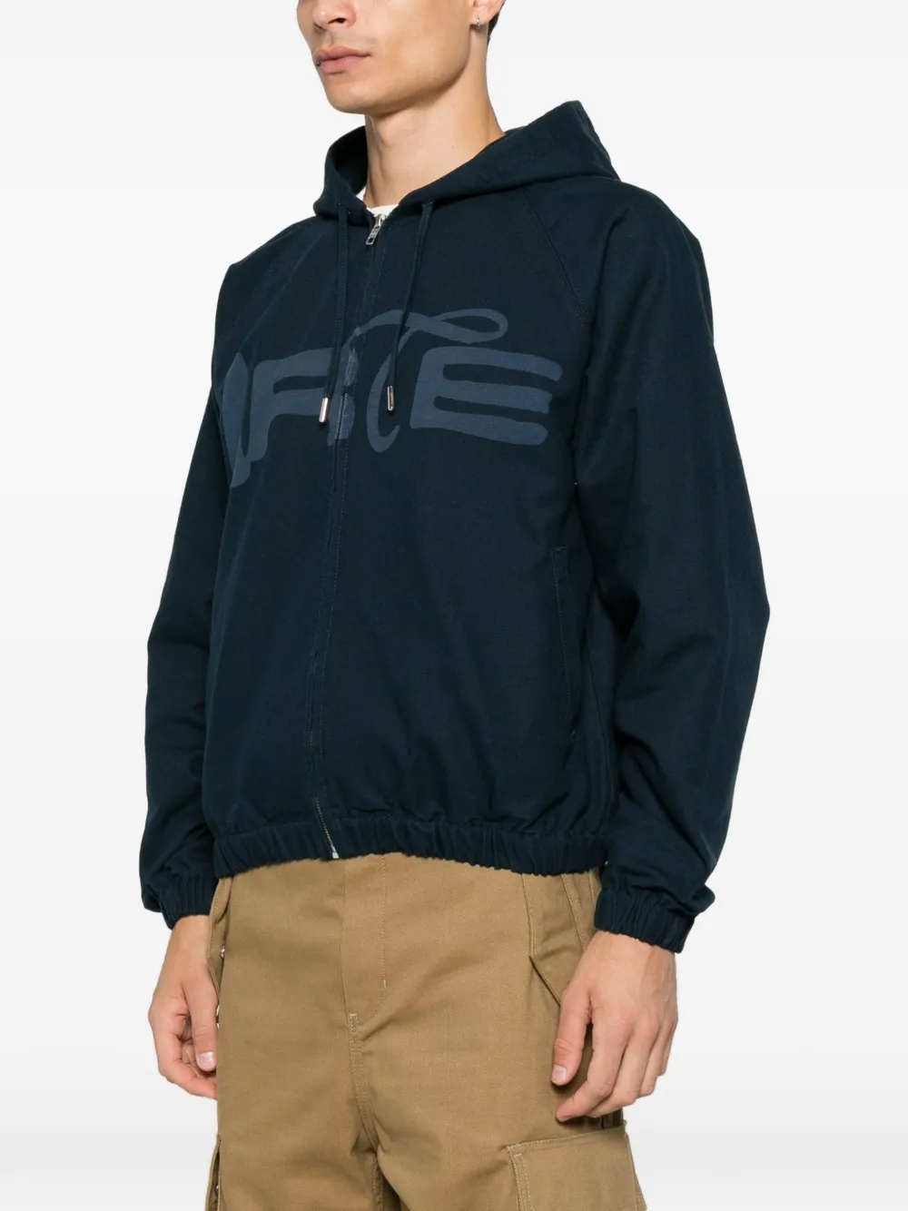 Arte Antwerp Jack met logoprint Blauw