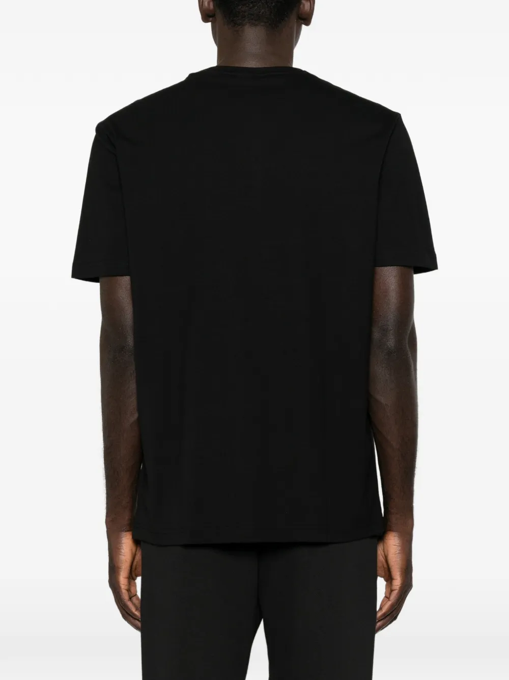 BOSS T-shirt met geometrische print Zwart