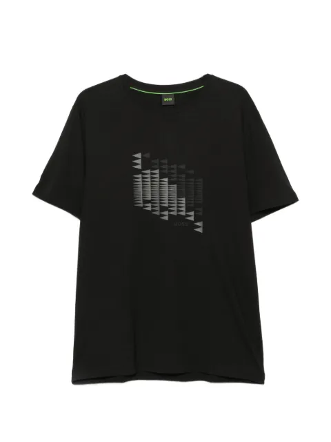BOSS T-Shirt mit geometrischem Print