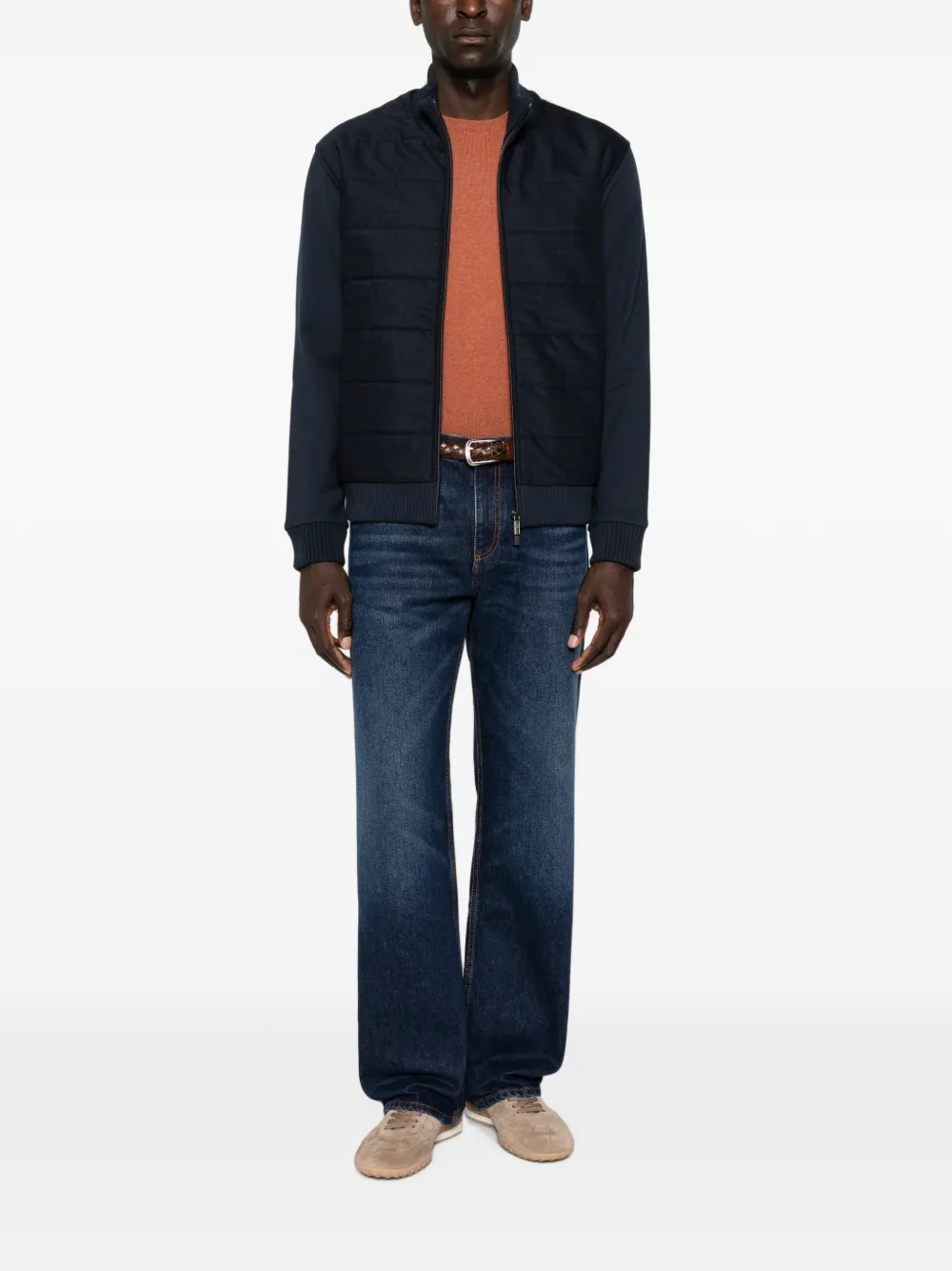 Fay Jack met rits Blauw
