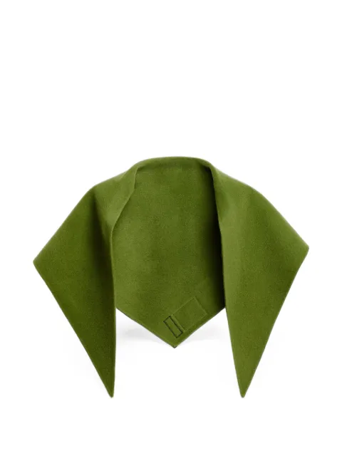 Essentiel Antwerp pointed-end knitted scarf