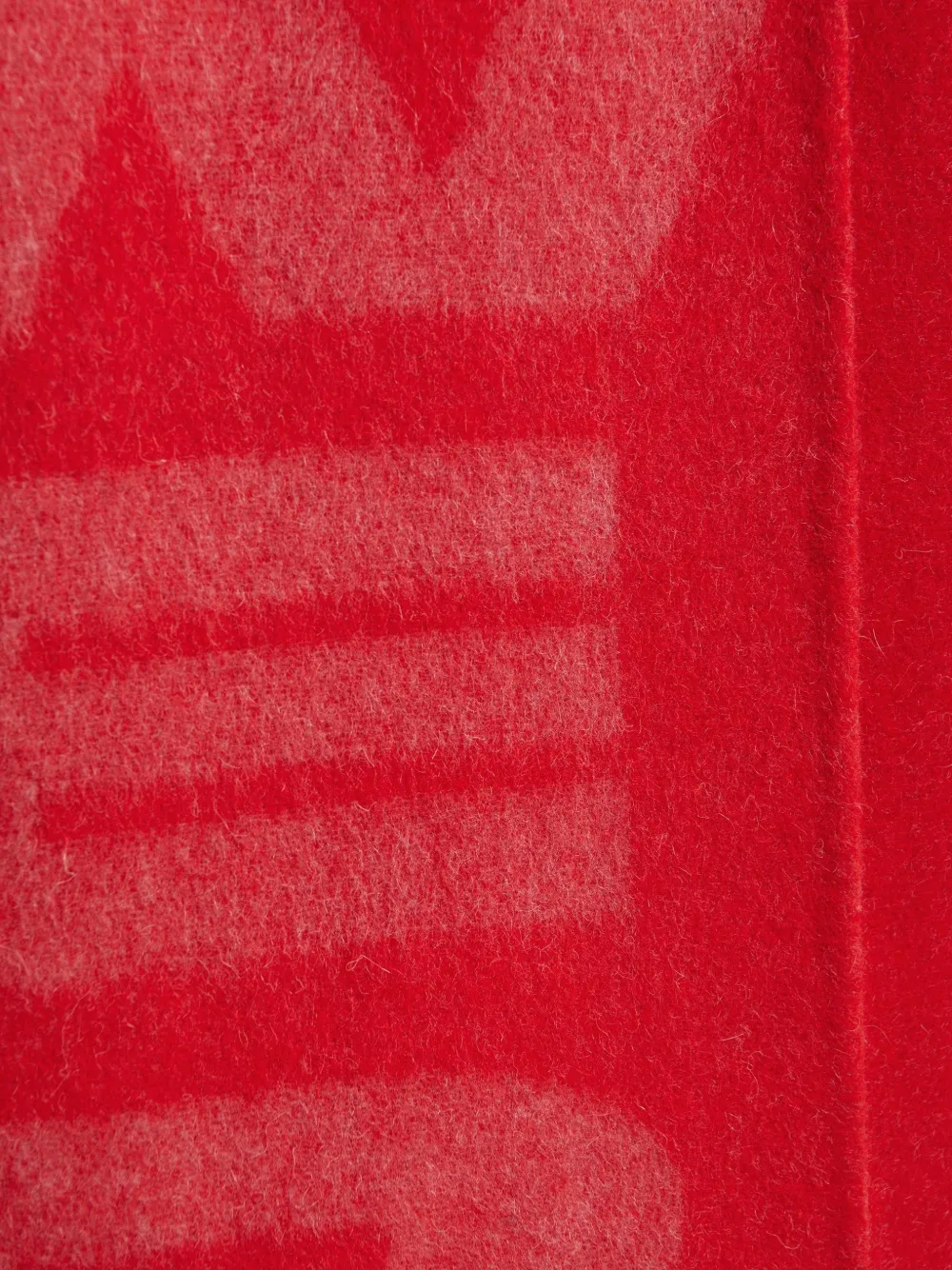 Essentiel Antwerp Krisis gebreide sjaal met logo-jacquard Rood