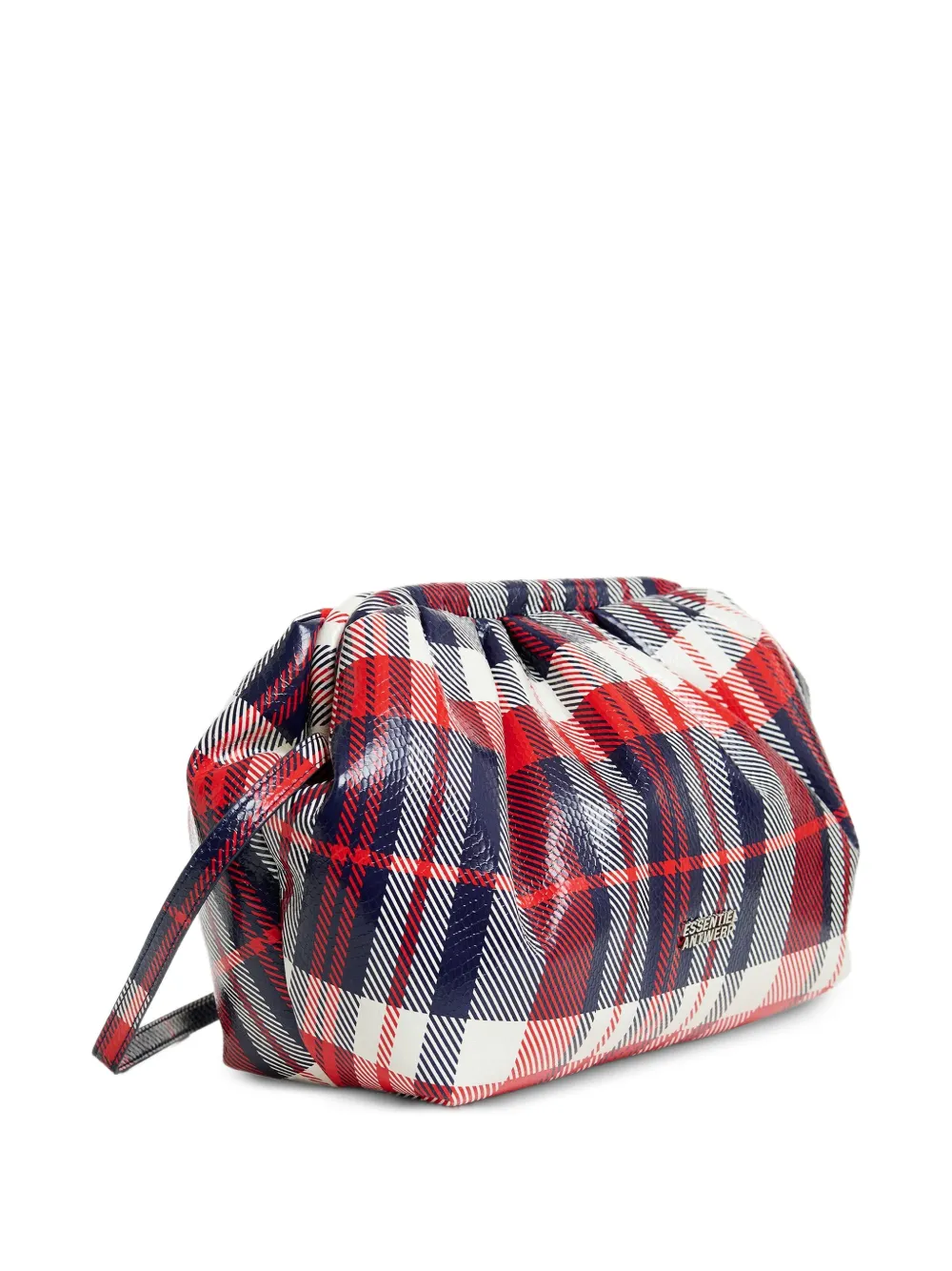 Essentiel Antwerp Kennie geruite schoudertas Rood