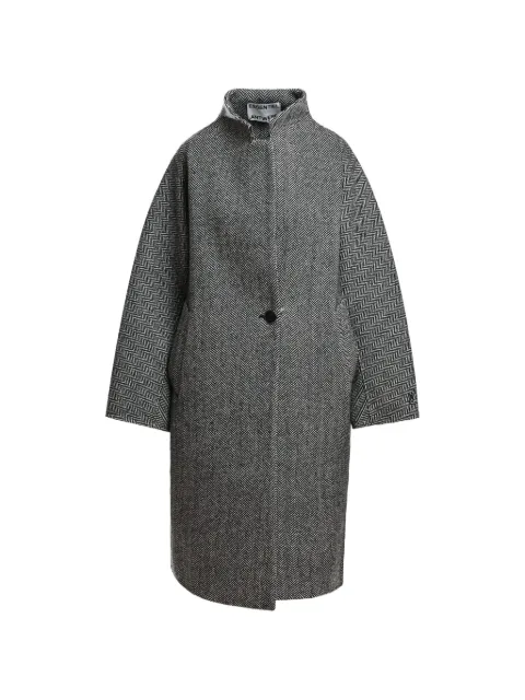 Essentiel Antwerp Kabala herringbone-pattern coat