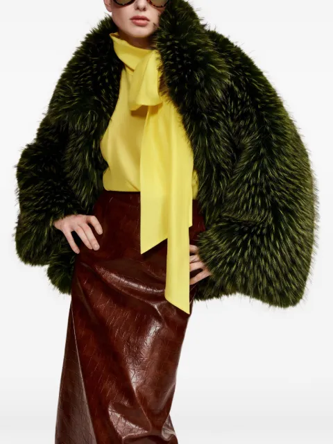 Essentiel Antwerp chaqueta Kastanje de pelo artificial