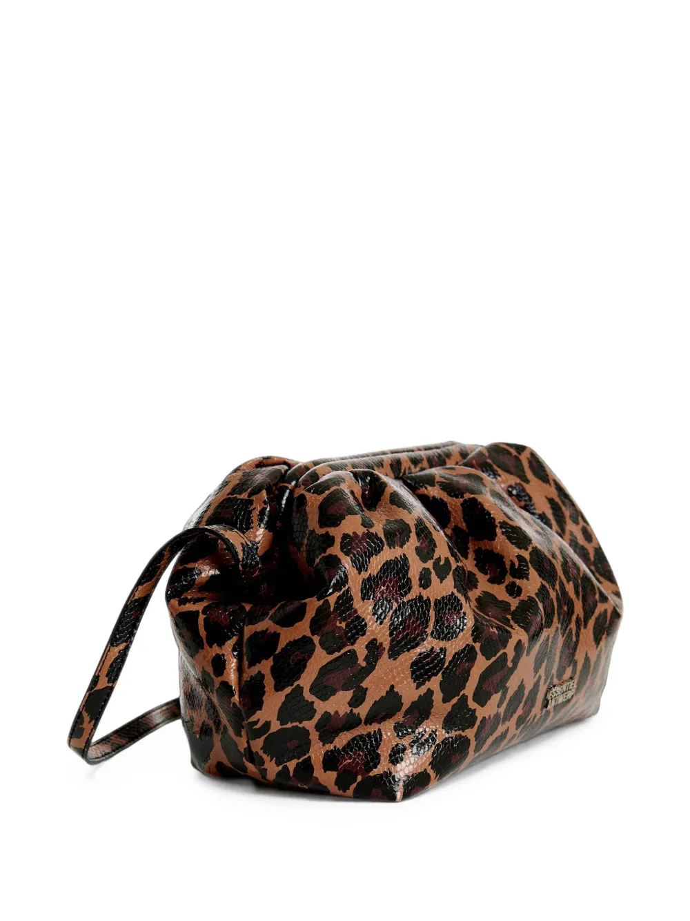 Essentiel Antwerp Kennie clutch met luipaardprint Bruin