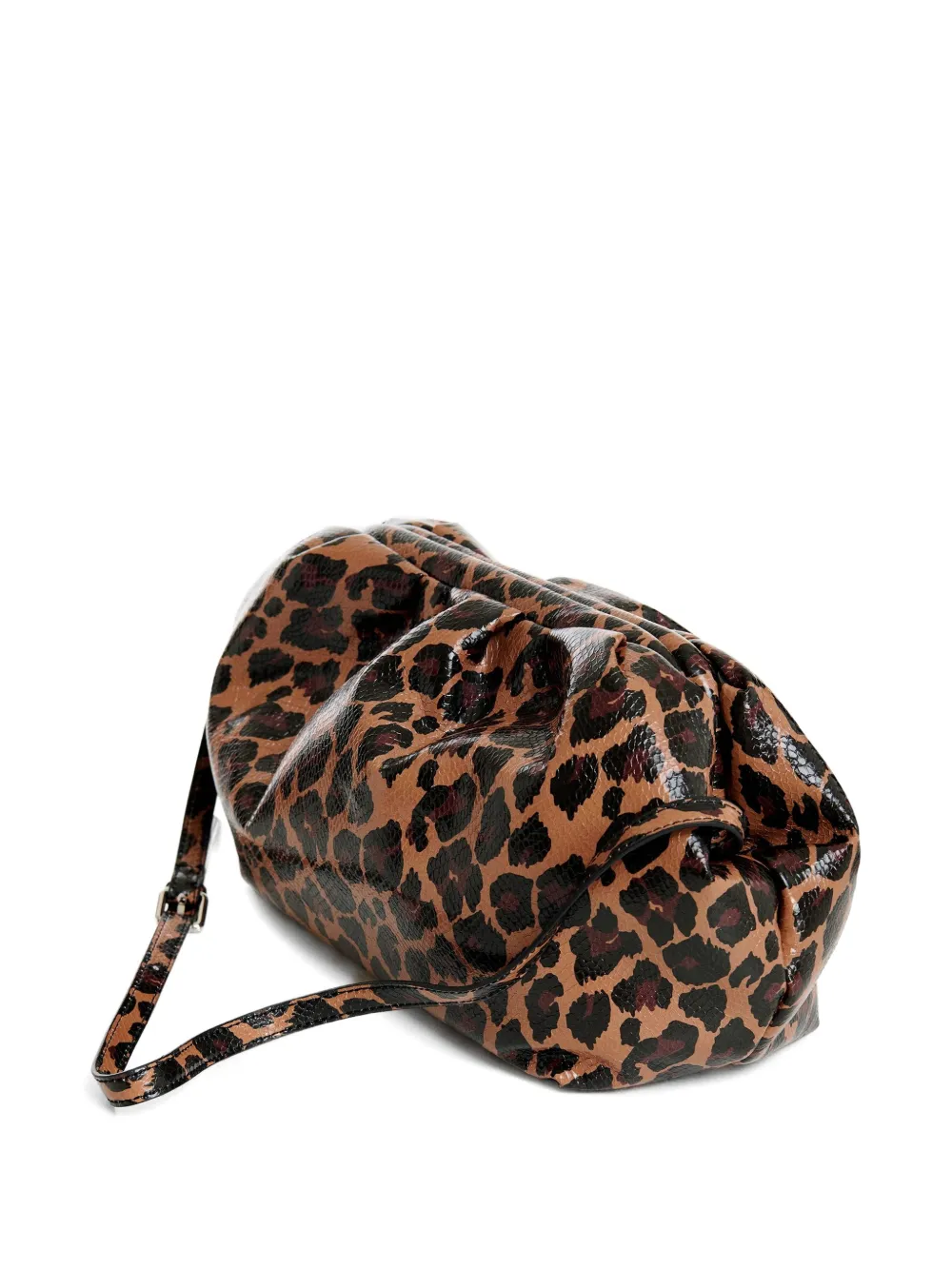 Essentiel Antwerp Kennie clutch met luipaardprint Bruin