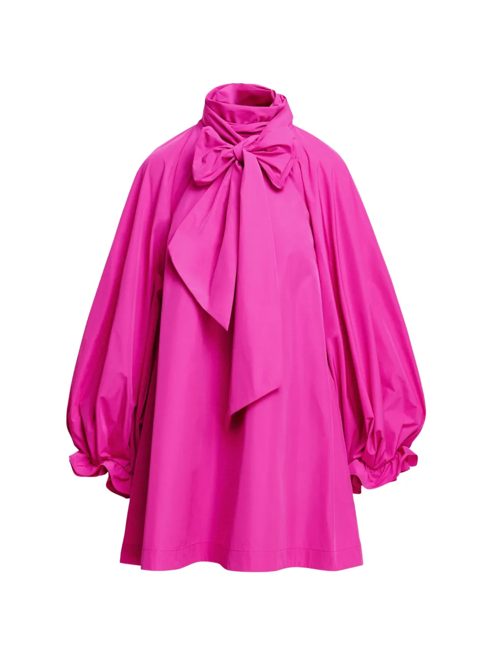 Essentiel Antwerp Abito corto Khai svasato con fiocco - Rosa