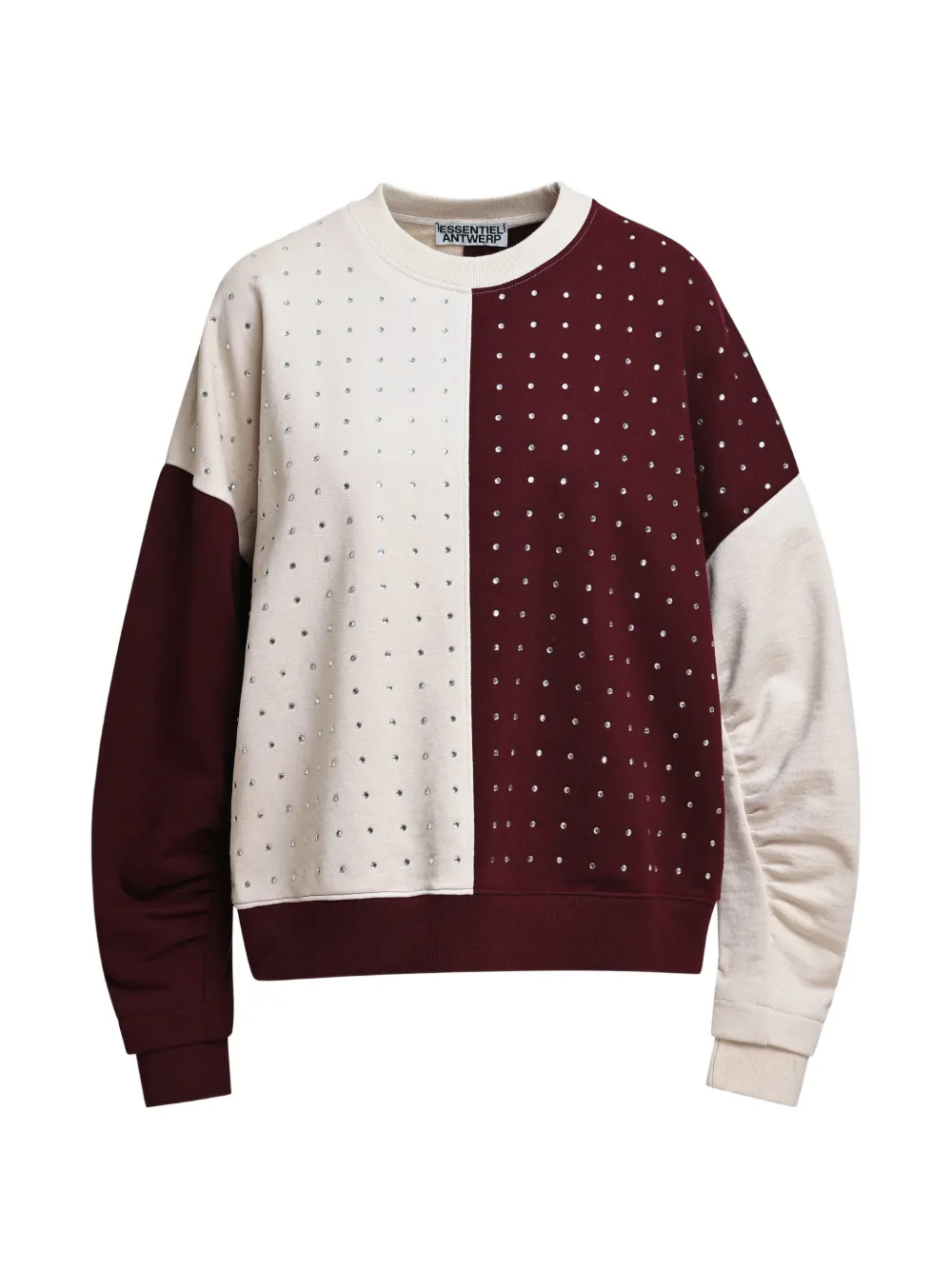 Essentiel Antwerp Felpa con design color-block - Toni neutri