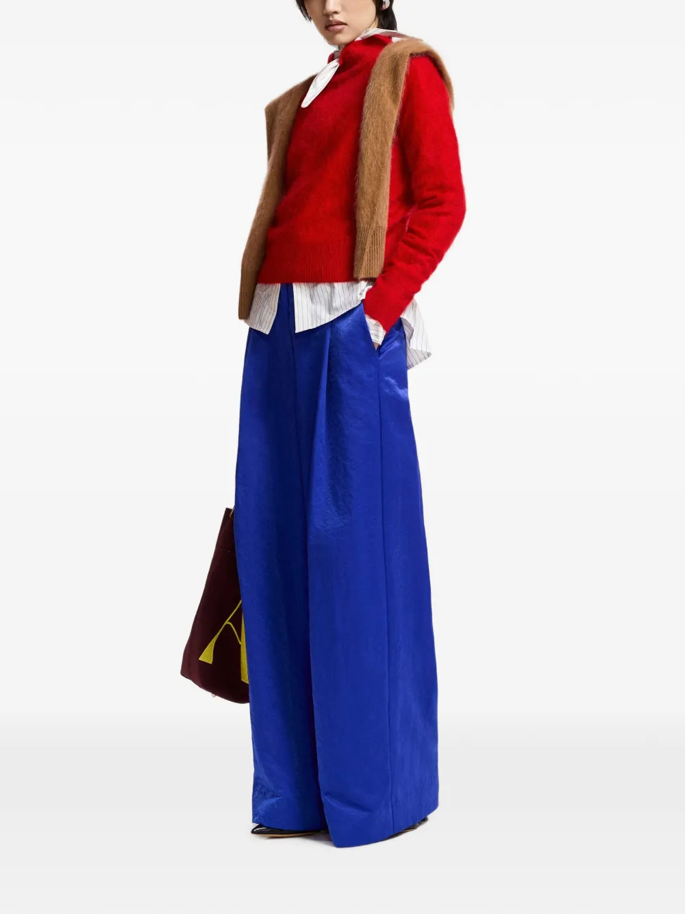 Essentiel Antwerp Palazzo plooibroek Blauw