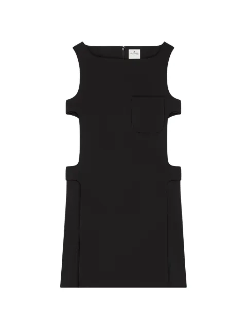 Courrèges cut-out crepe mini dress