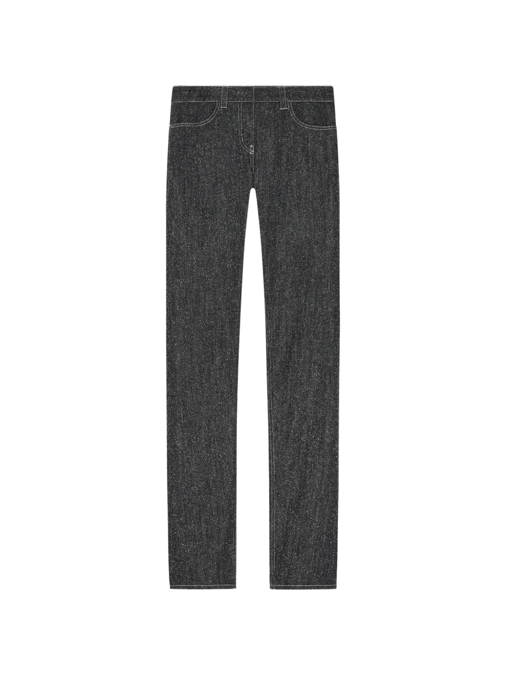 Courrèges denim tweed jeans - Nero
