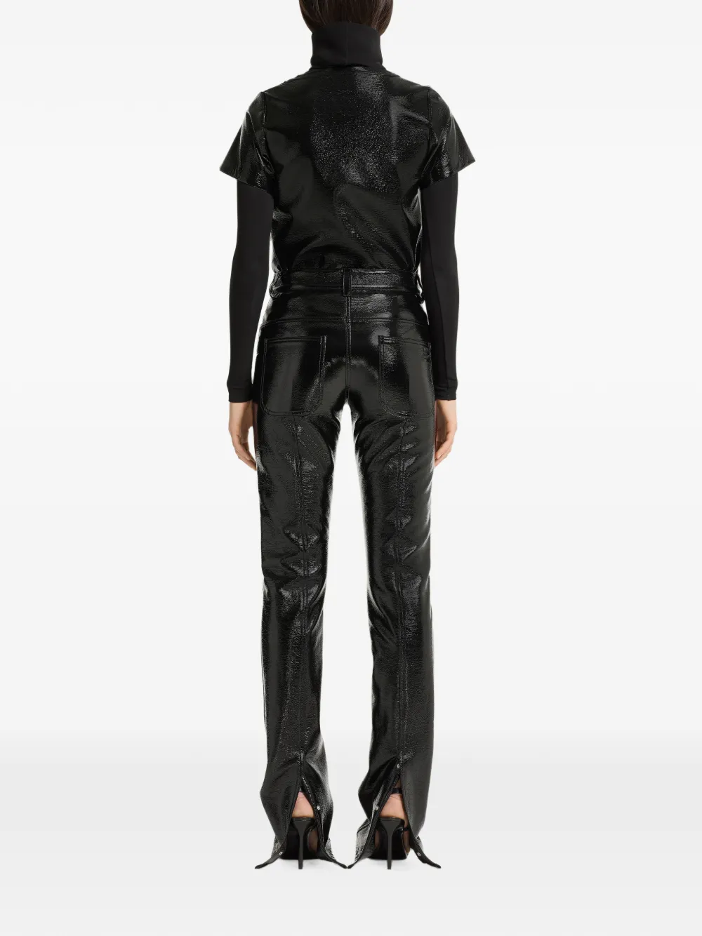 Courrèges Straight broek Zwart