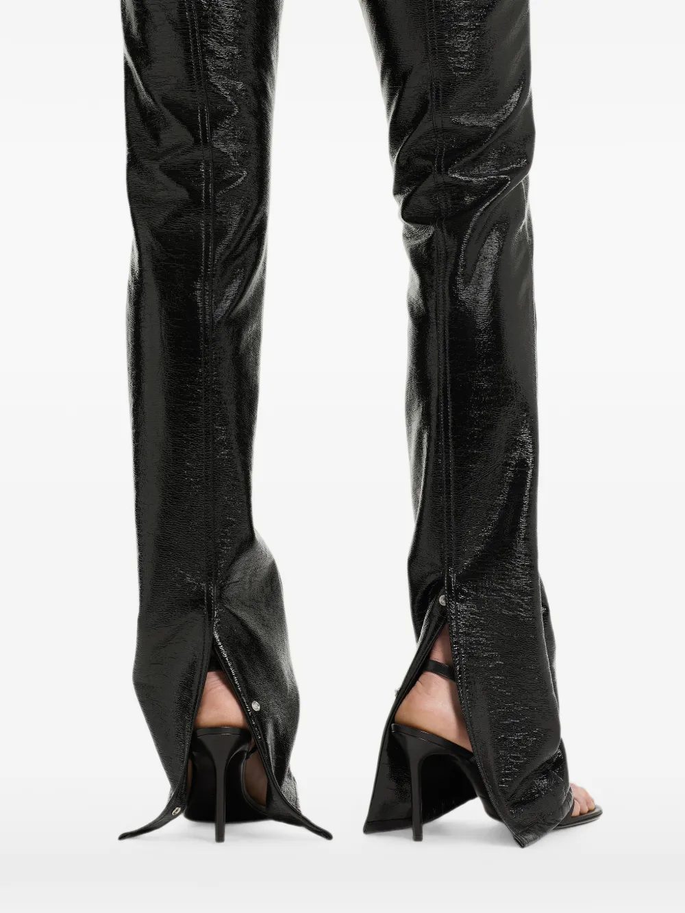 Courrèges Straight broek Zwart