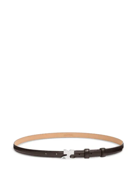 Courrèges croc-embossed leather belt
