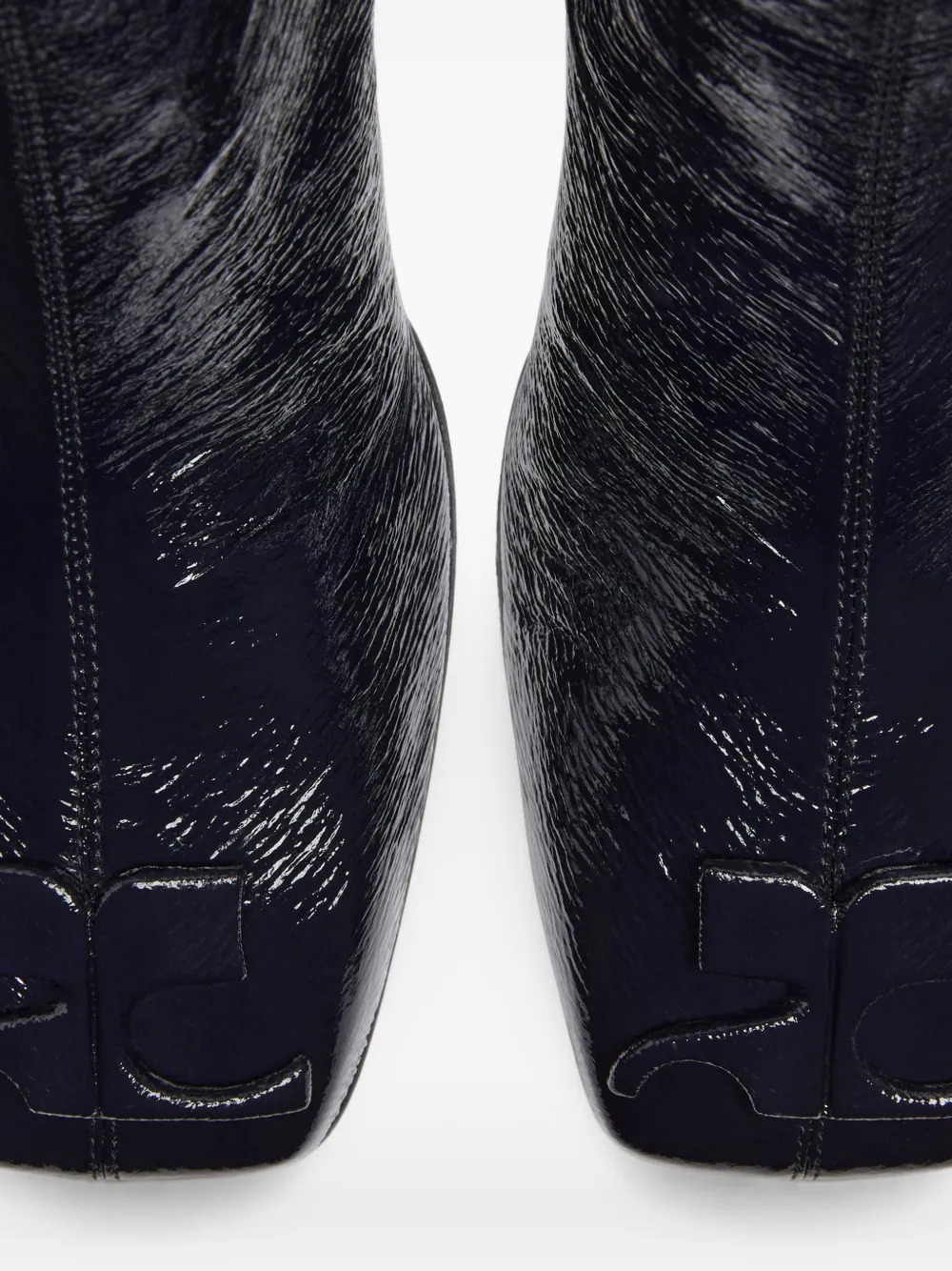 Courrèges Reedition Ankle Boots in Blue, view 4
