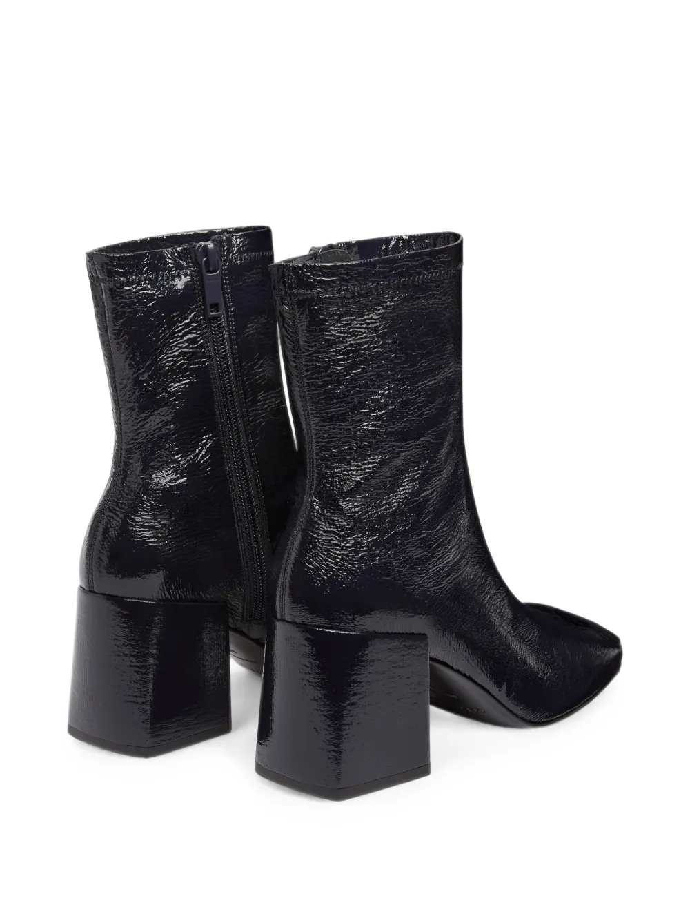 Courrèges Reedition Ankle Boots in Blue, view 3