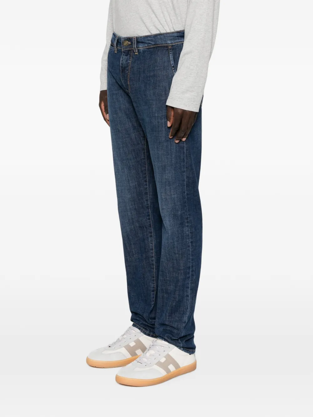 Incotex Straight jeans Blauw