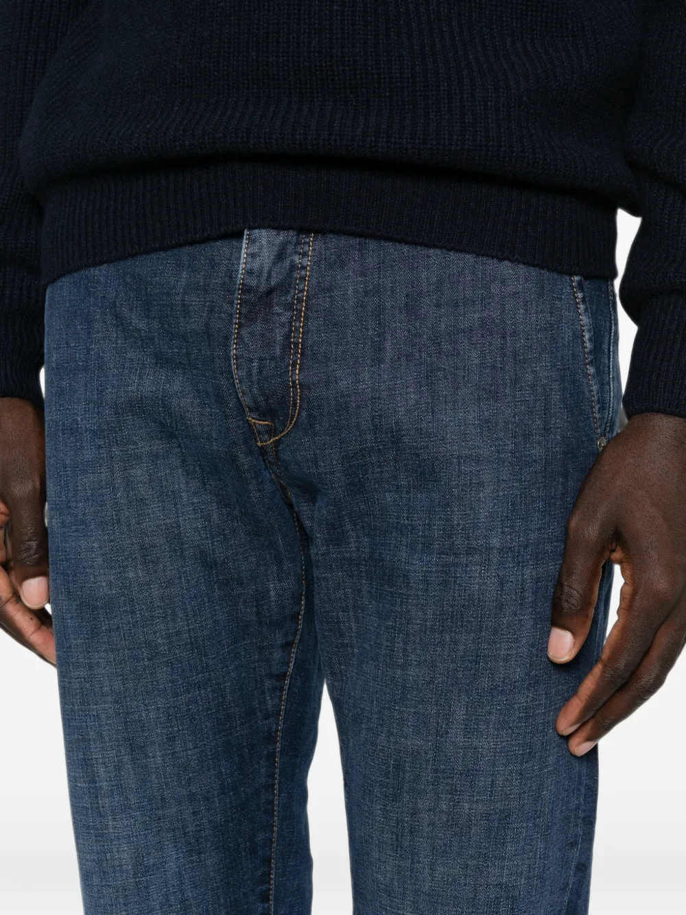Incotex Straight jeans Blauw