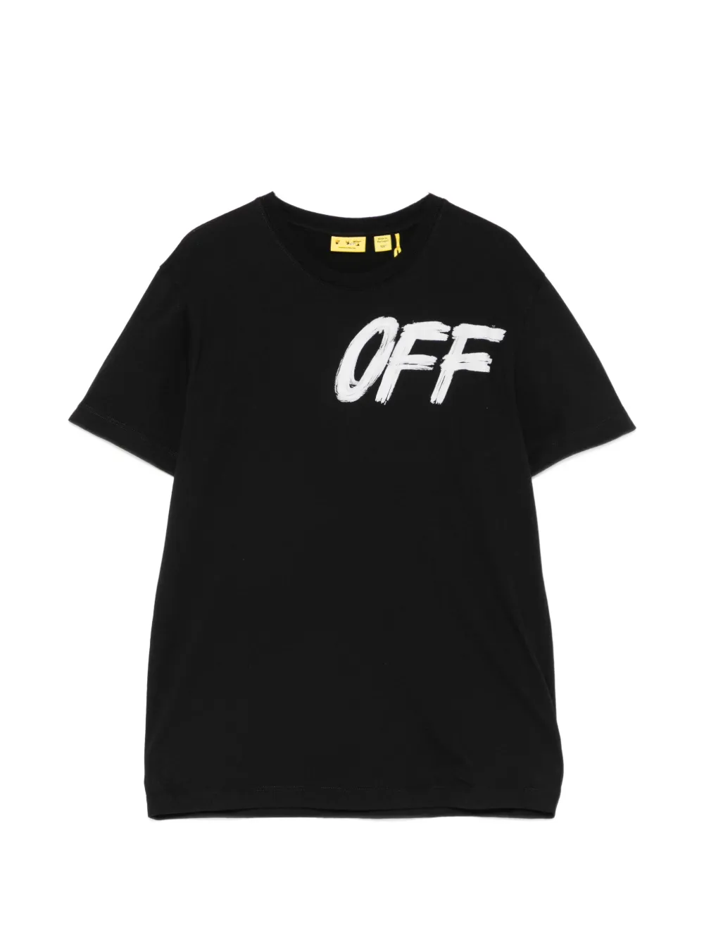 Off-White Kids T-shirt in cotone con logo - Nero