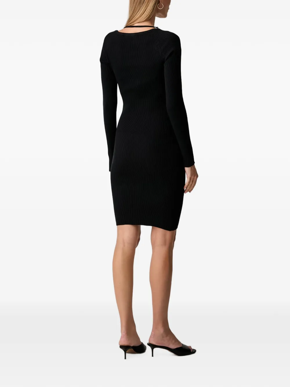 GUESS USA Mini-jurk met logoplakkaat Zwart