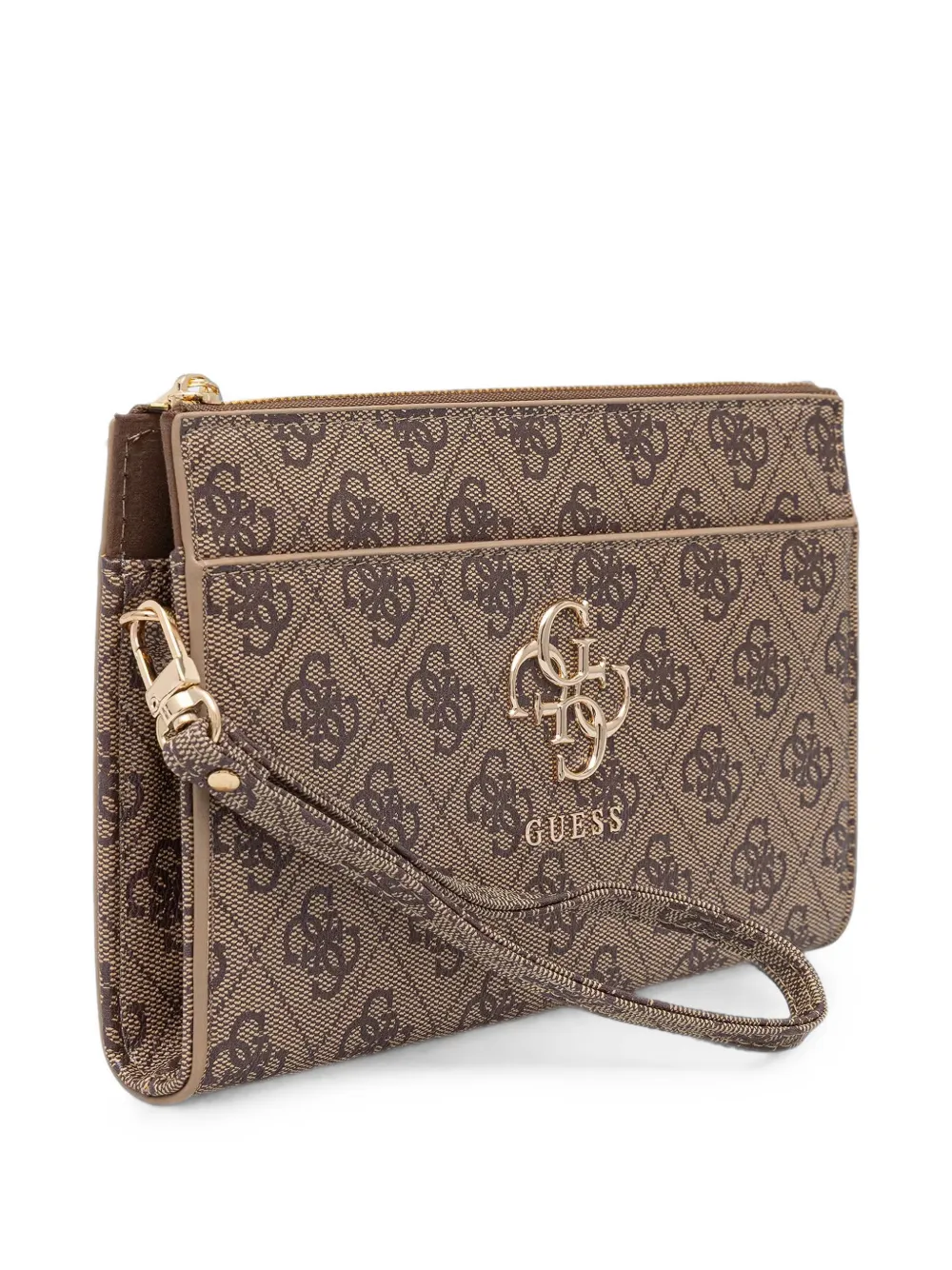 GUESS USA Schoudertas met logo-monogram Bruin