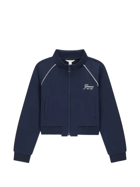 guess kids suéter con logo bordado
