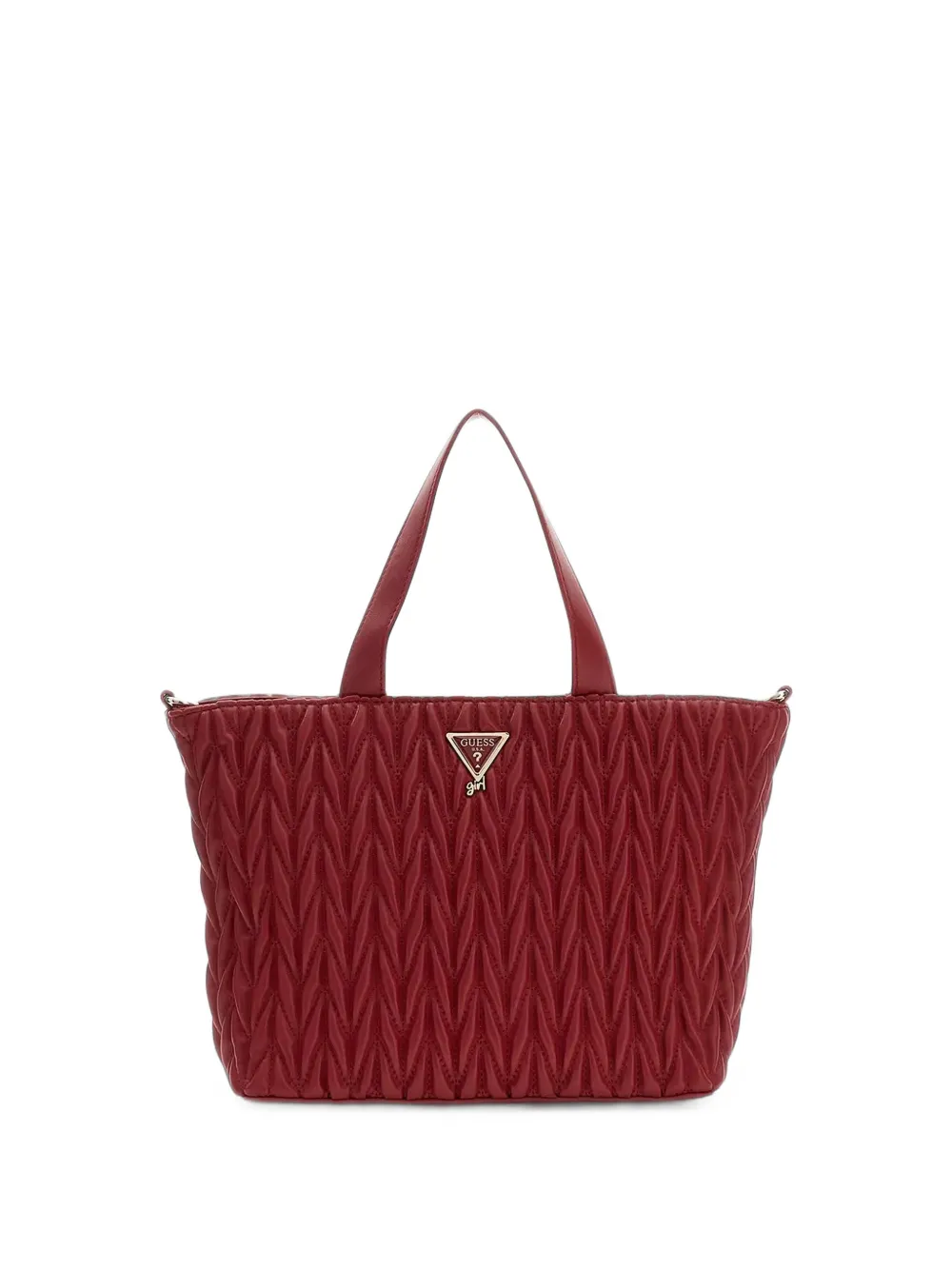 Guess kids matelassé tote bag Rood