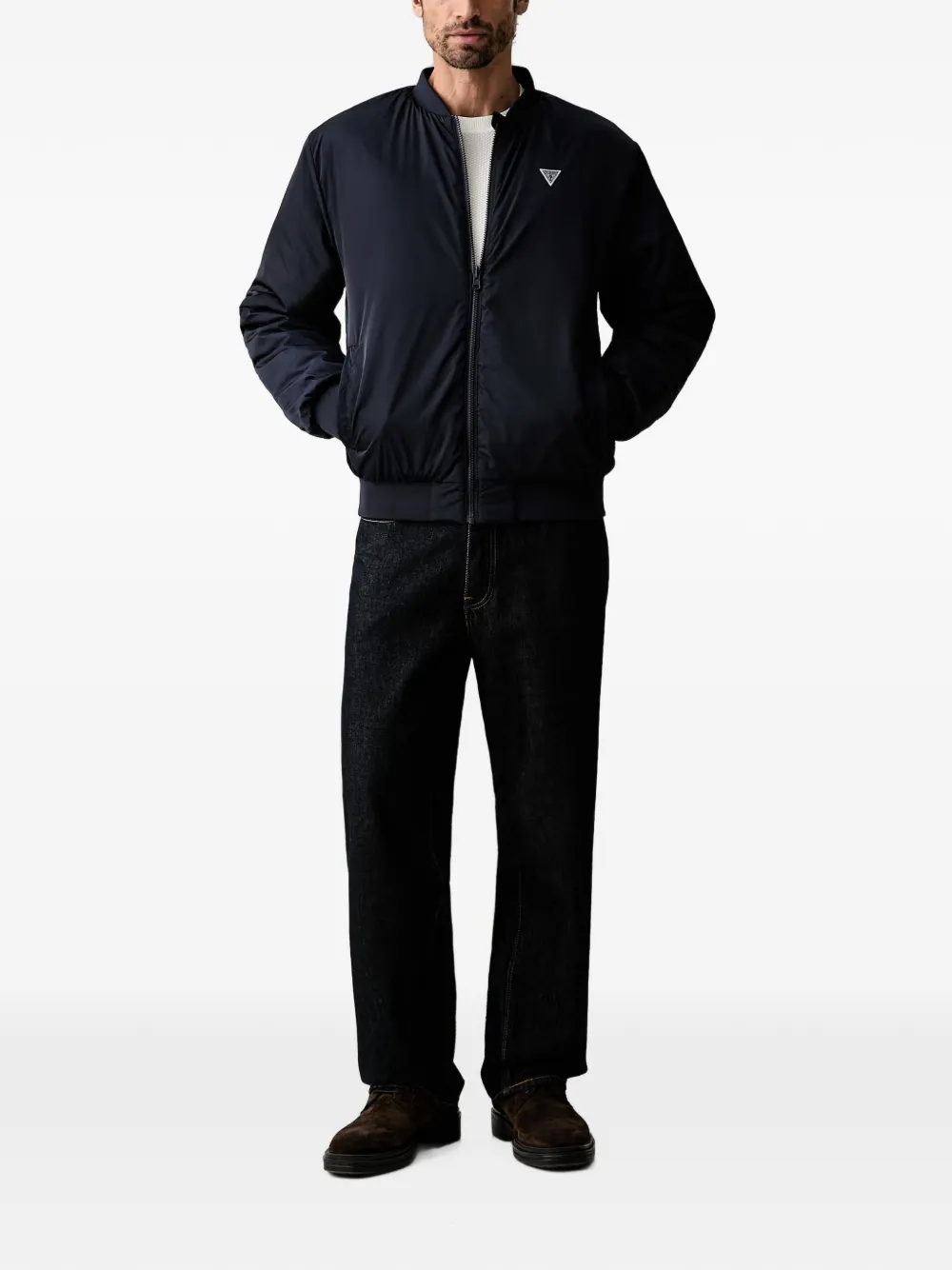 GUESS USA Omkeerbaar bomberjack Blauw