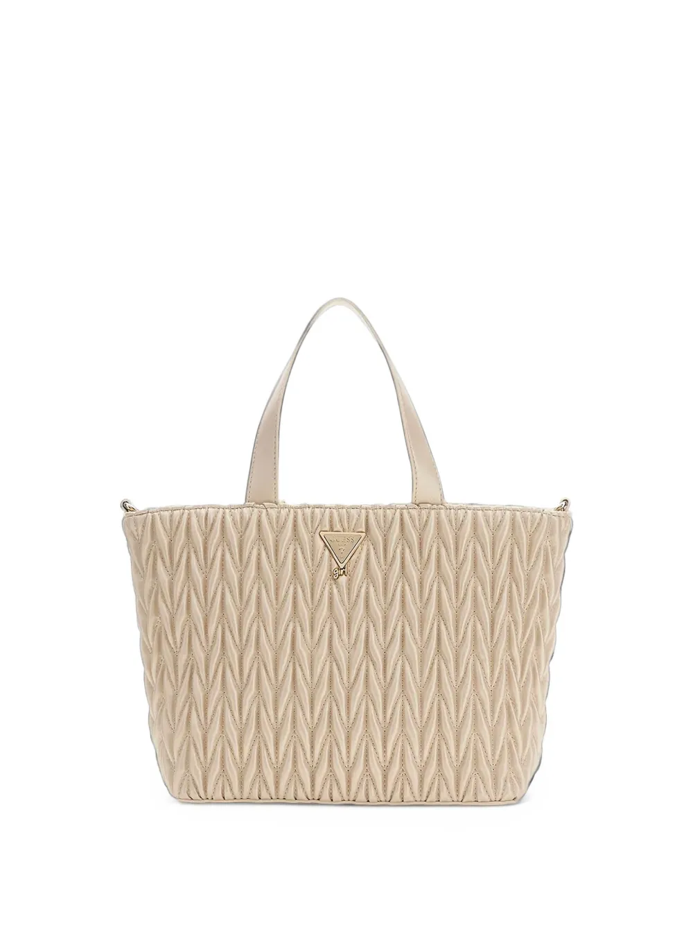 Guess kids matelassé-effect tote bag Beige