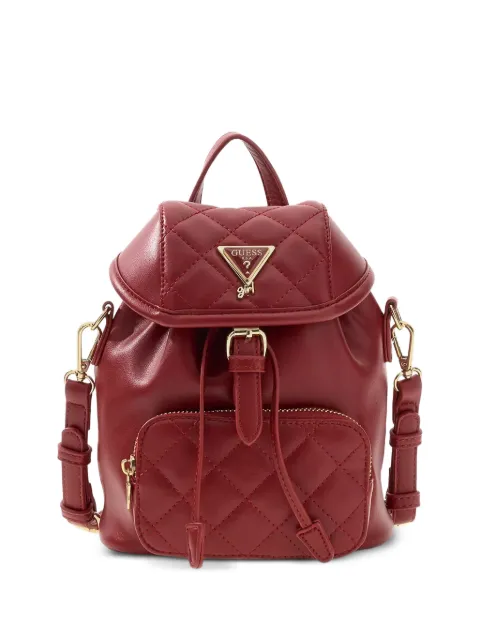 guess kids mochila con placa del logo