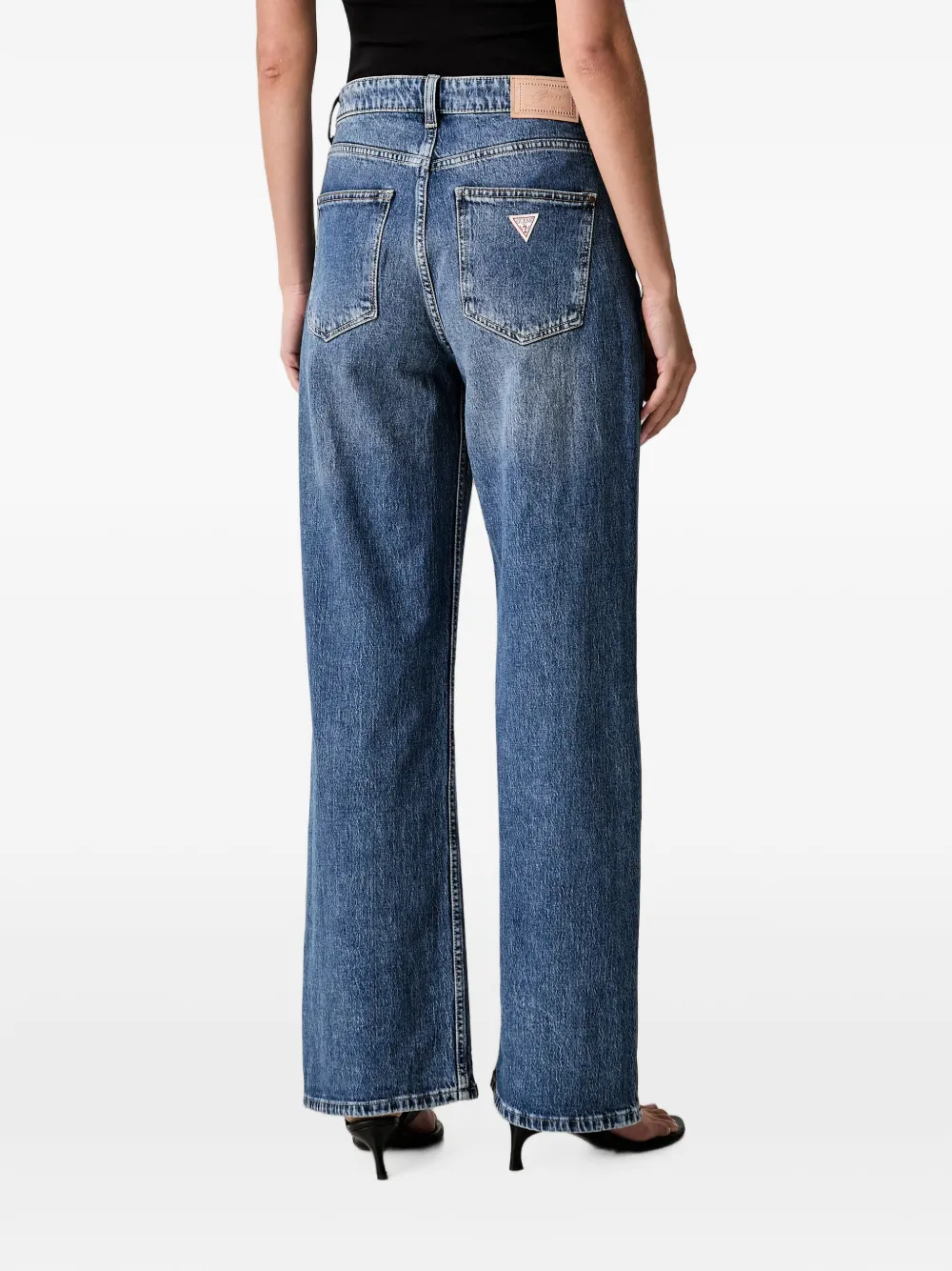 GUESS USA Jeans met wijde pijpen Blauw