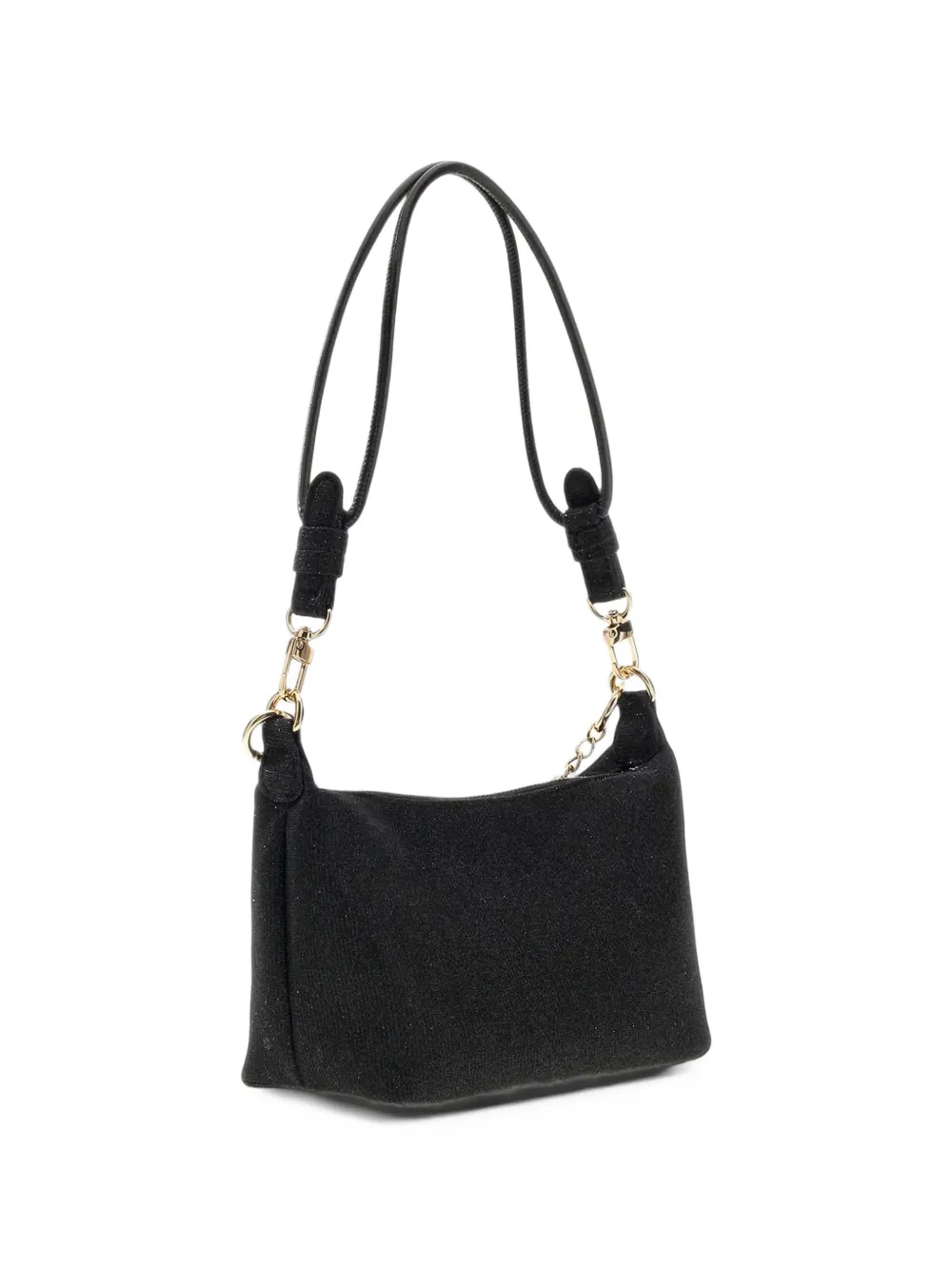 guess kids charm-detail glitter shoulder bag Zwart