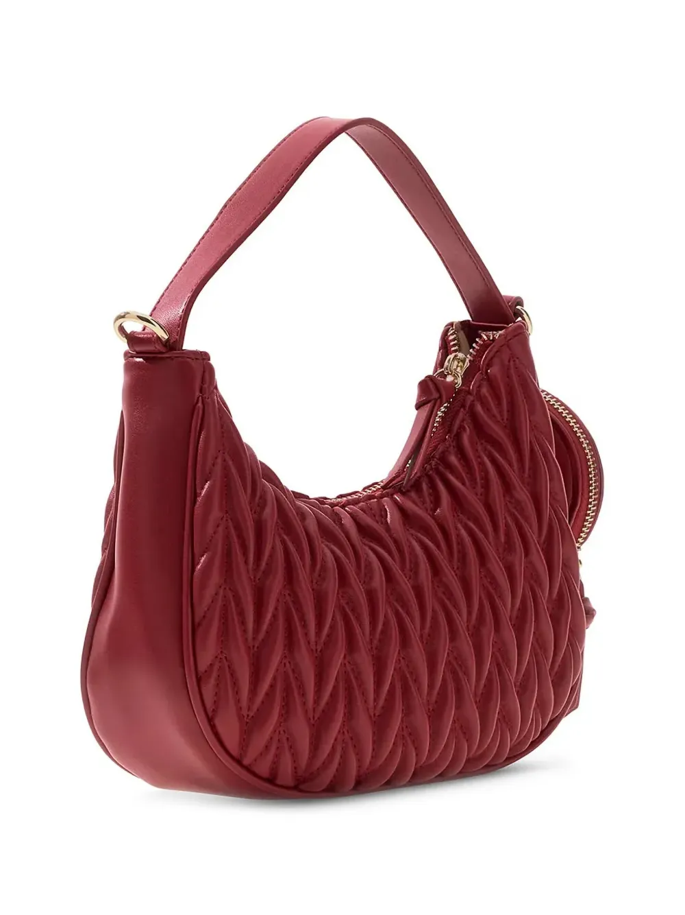 guess kids matelassé-effect shoulder bag Rood