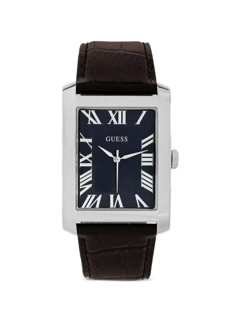 GUESS USA square-case Roman-numeral 33.7mm watch - Blu