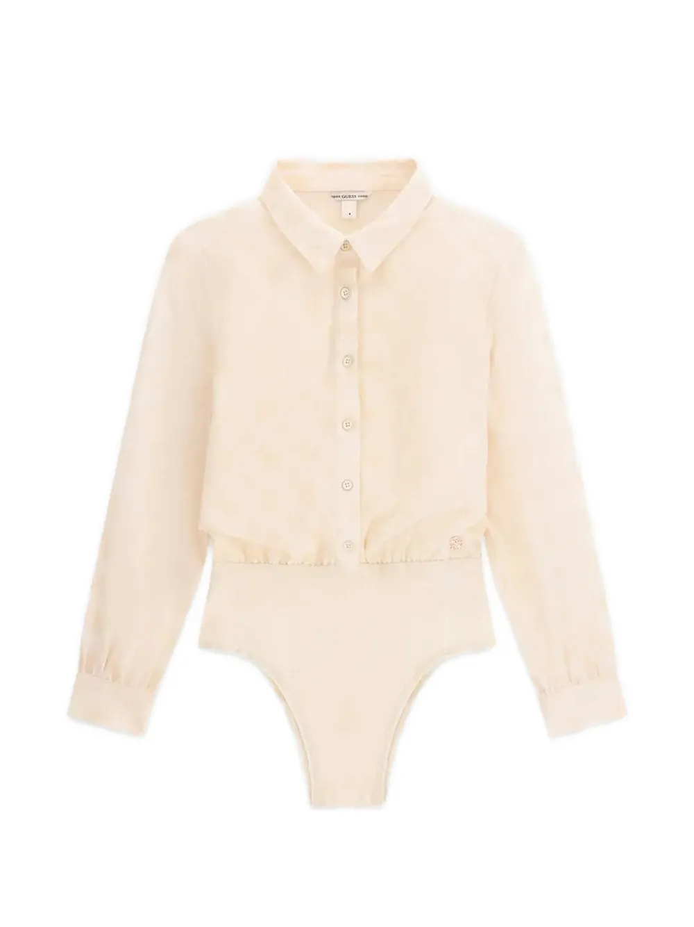 guess kids logo-pattern bodysuit - Toni neutri