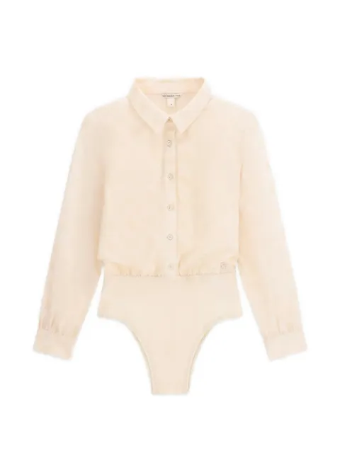guess kids logo-pattern bodysuit